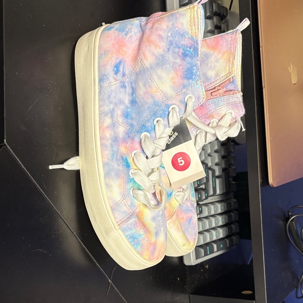 Art Class Kids Pastel Tie-Dye Sneakers